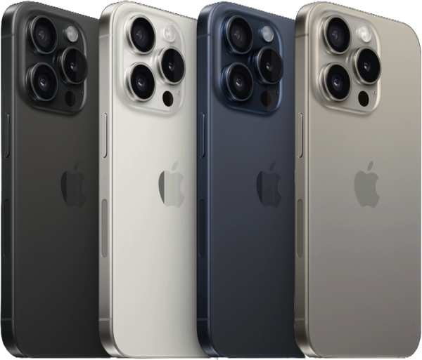 iPhone 15 Pro all colors