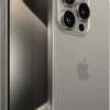 6.7” iPhone 15 Pro Max2 and 6.1” iPhone 15 Pro2 in Natural Titanium